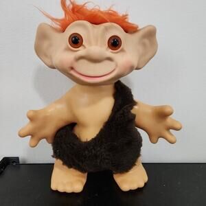RARE VTG 14" Troll Doll Caveman Scandia House Enterprises READ DESCRIPTION